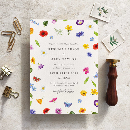 Wildflower Pattern Digital File Set