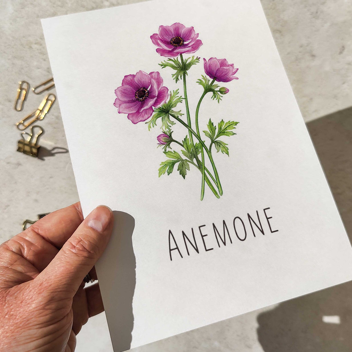 Wildflower Meadow Hanging Table Plan Cards