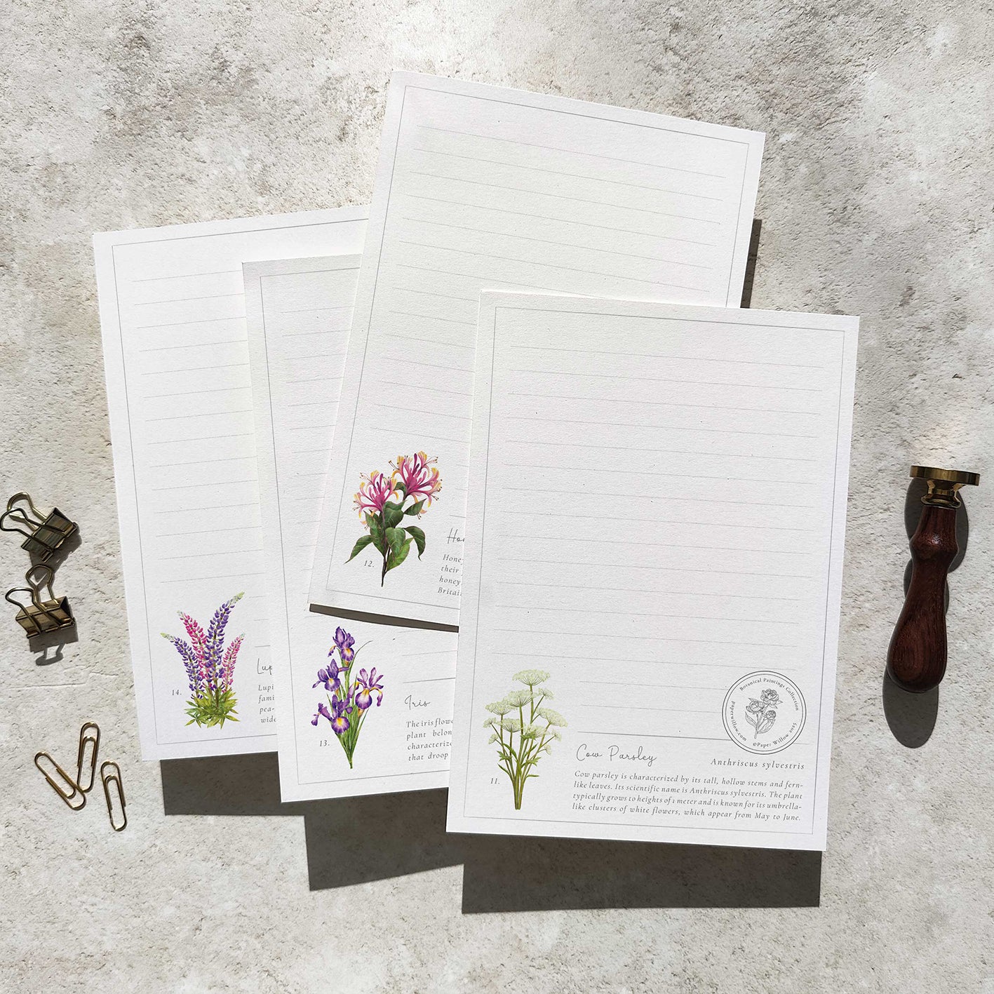 Botanical Letter Writing Set