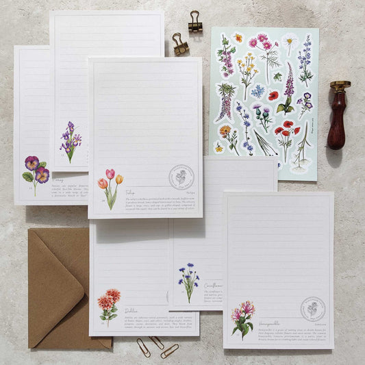 Botanical Letter Writing Set