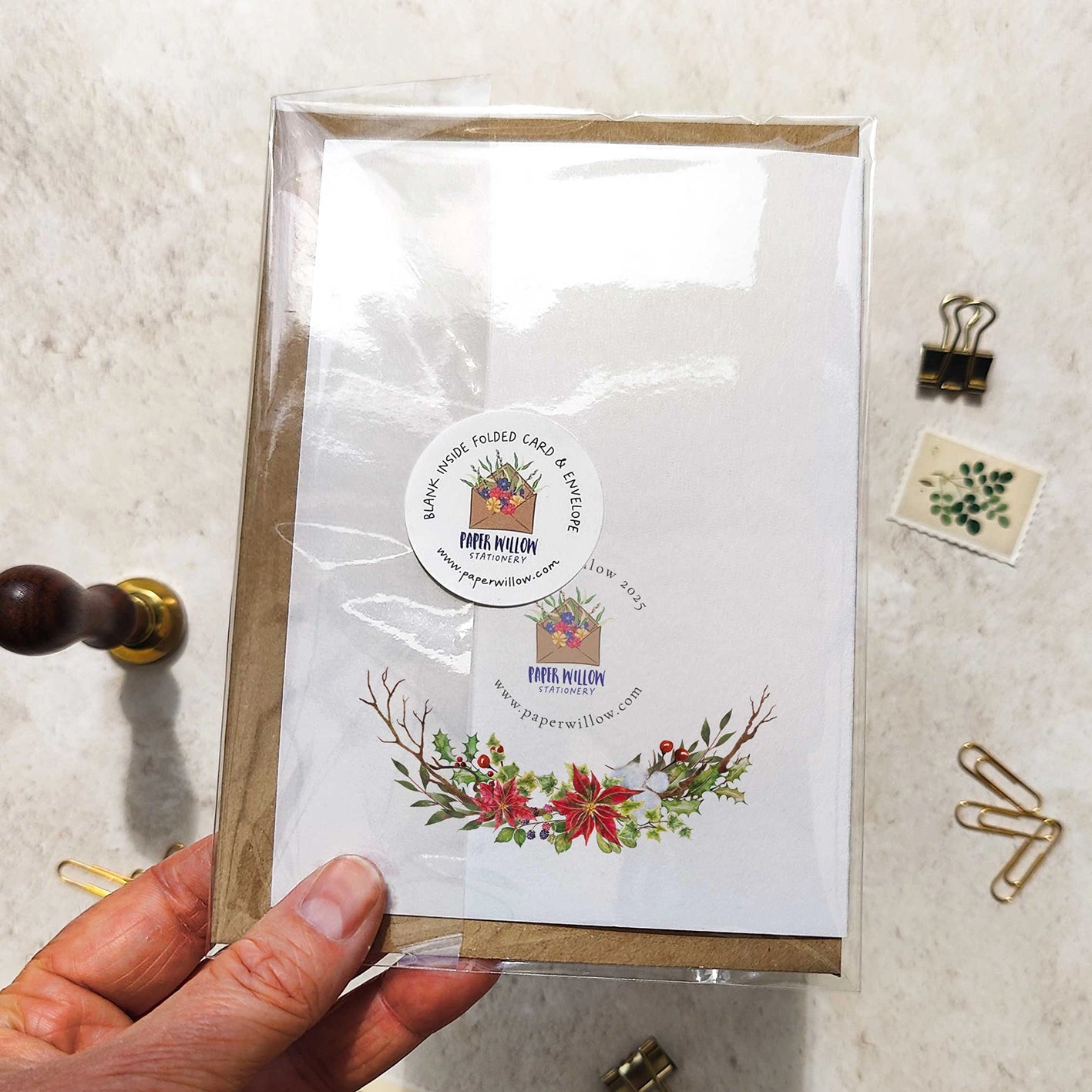 Christmas Treats Folded Card & Envelope