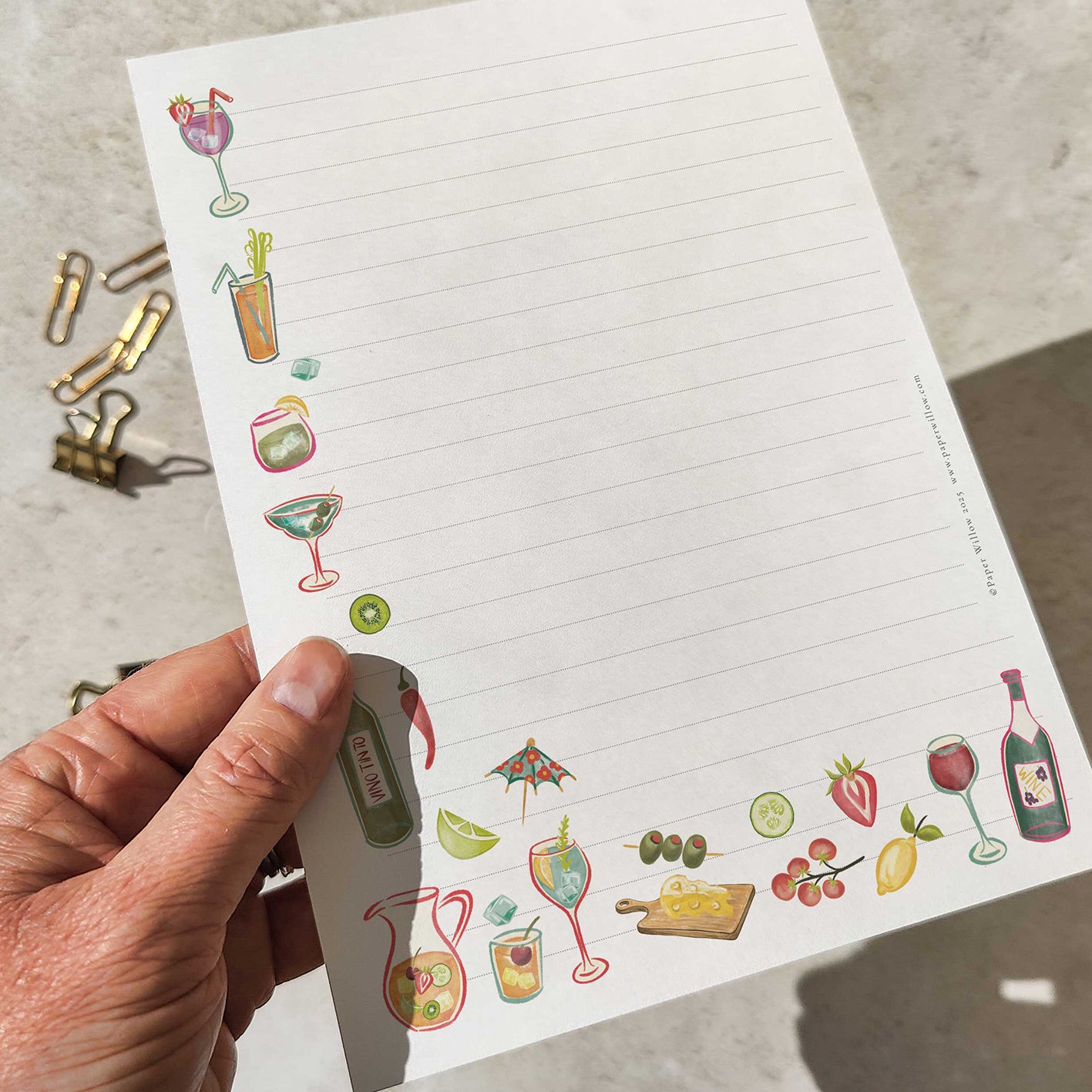 Cocktail Party Letter Writing Set