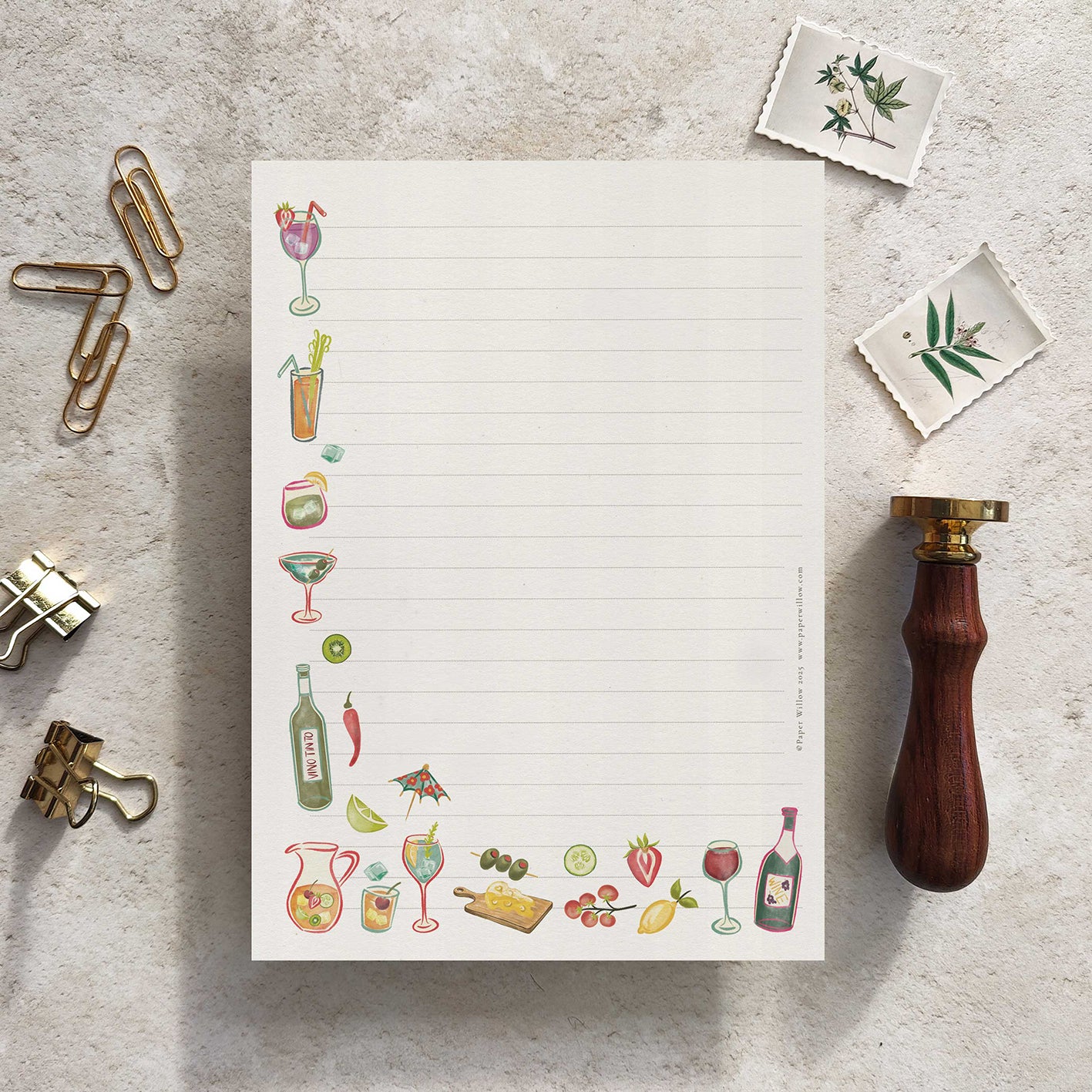 Cocktail Party Letter Writing Set