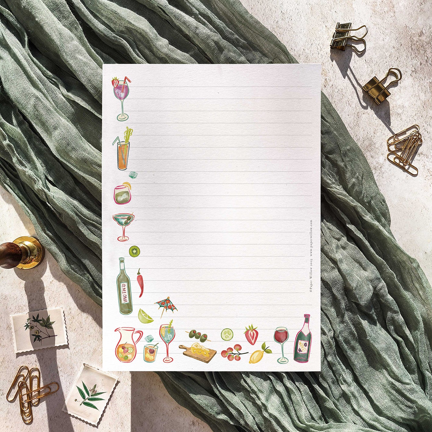 Cocktail Party Letter Writing Set