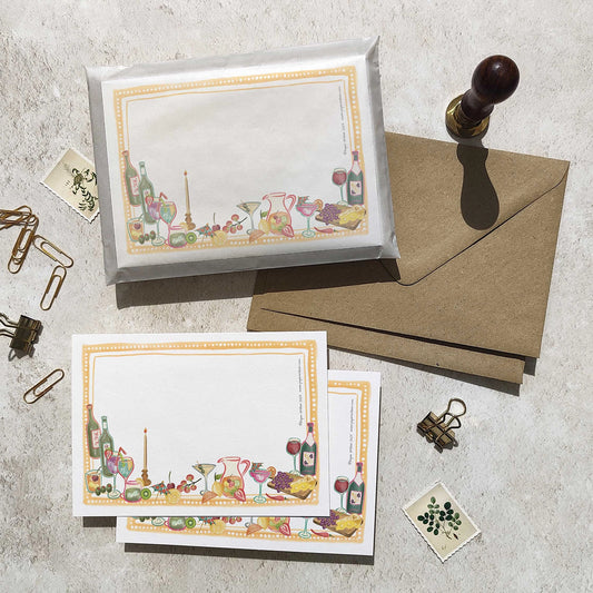 Cocktail Party Notelet Gift Set