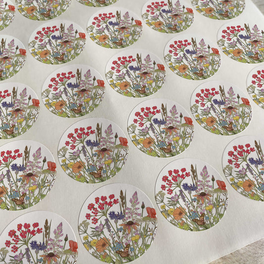 Cottage Garden Stickers (35 stickers)