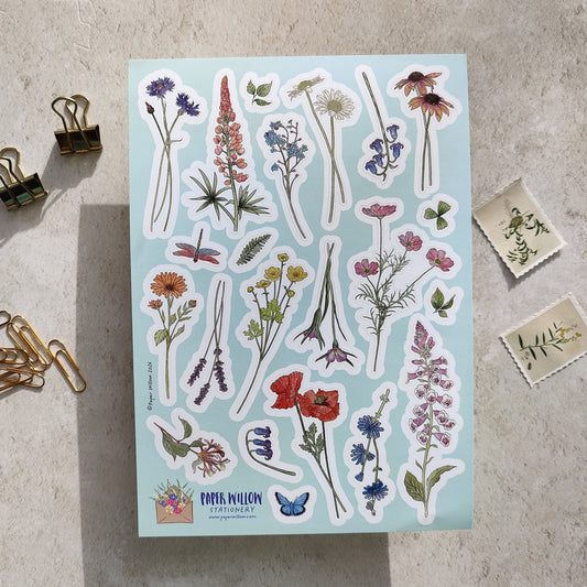 Cottage Garden Wildflowers Letter Writing Set