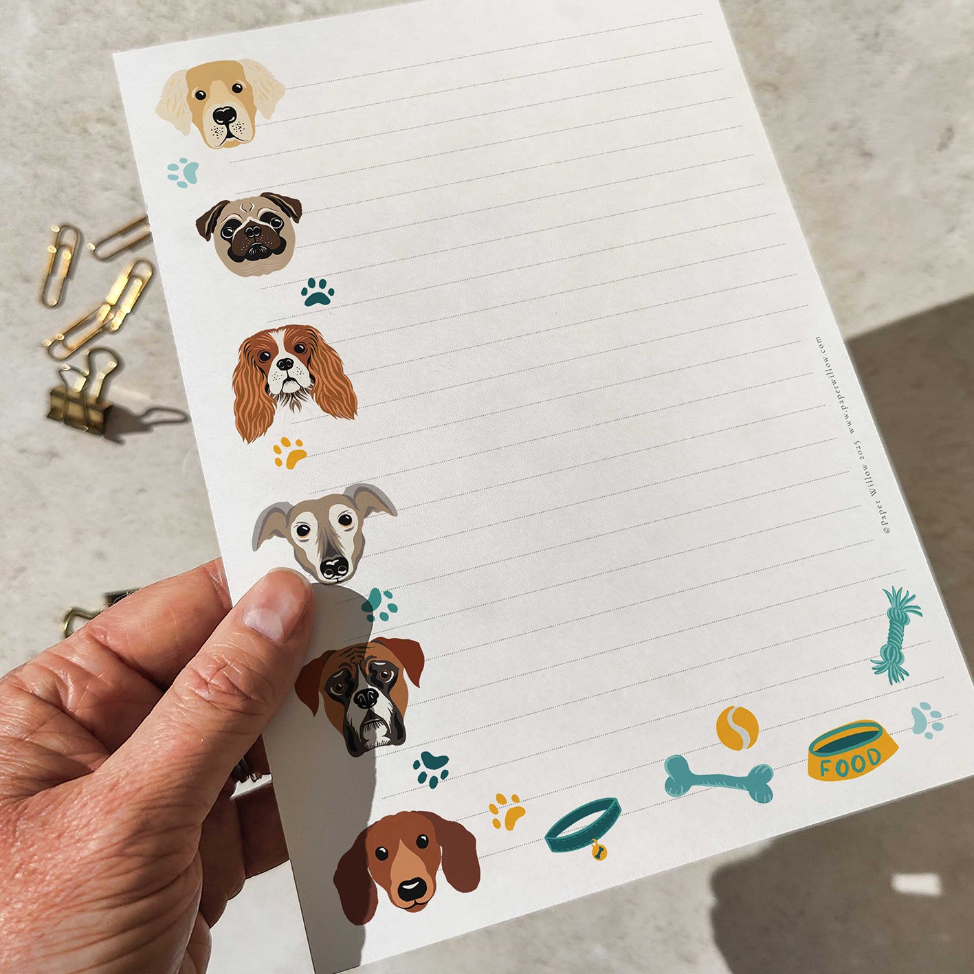 Dog Breeds Letter Writing Set
