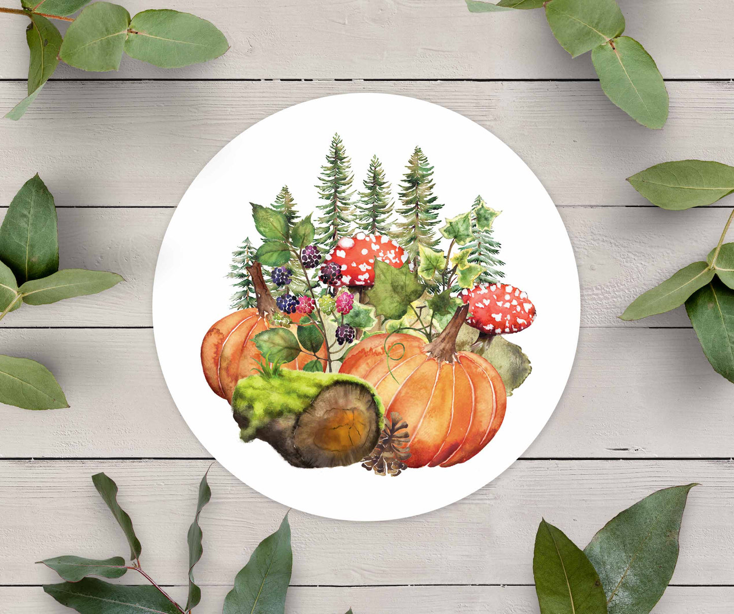 Autumn Woodland Animals Stickers (35 stickers)