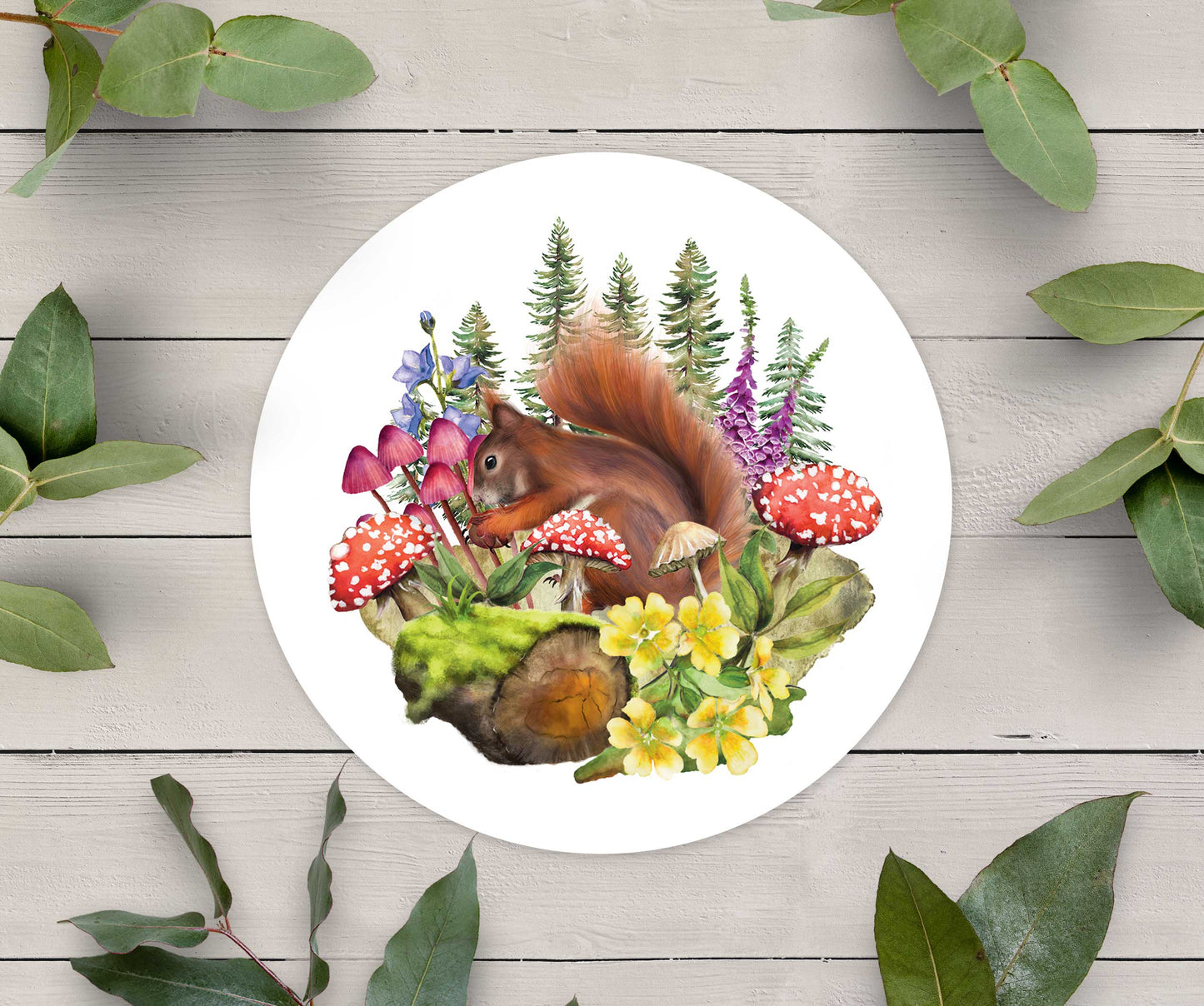 Woodland Animals Stickers (35 stickers)
