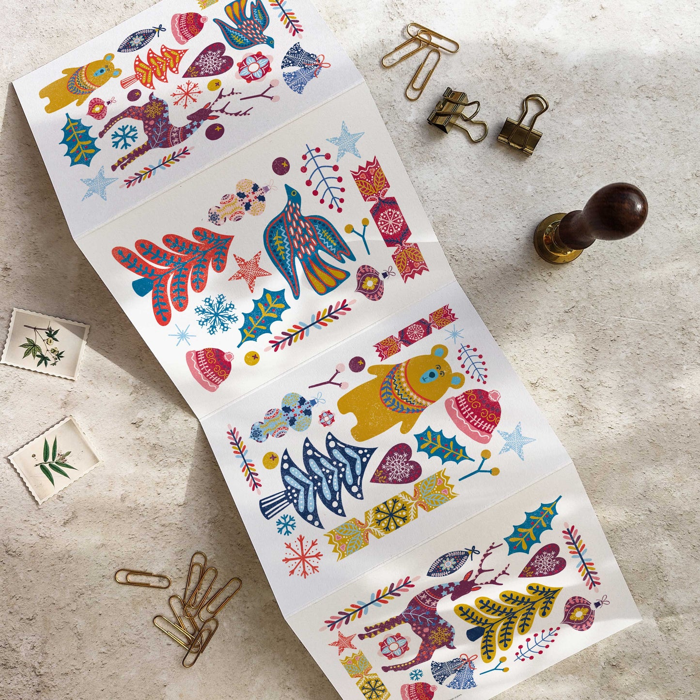 Scandi Style Luxury Concertina Cards & Envelopes