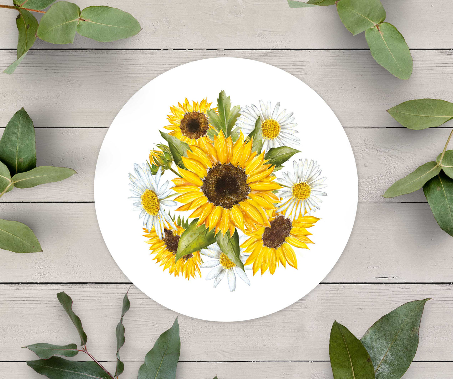 Sunflowers & Daisies Stickers (35 stickers)