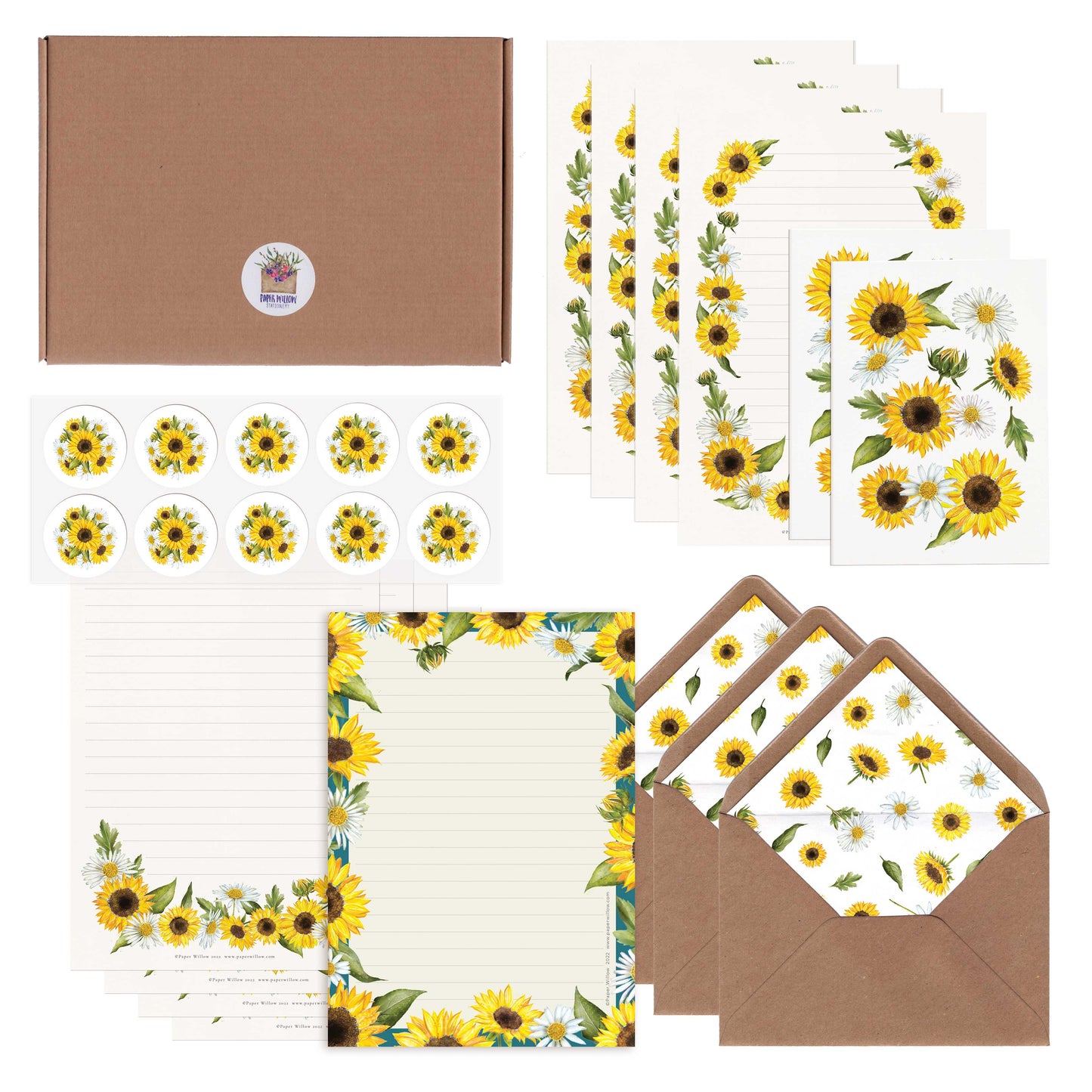 Sunflowers Letter Writing Set