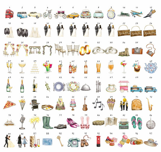 Wedding Timeline Graphic