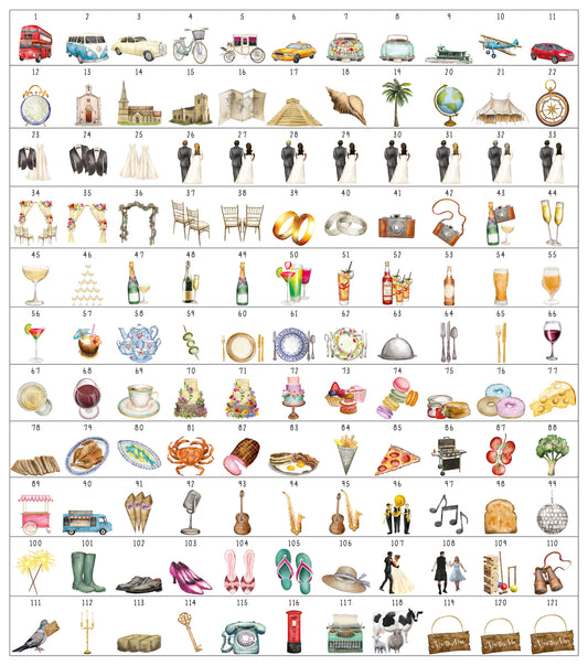 Wedding Timeline Graphic