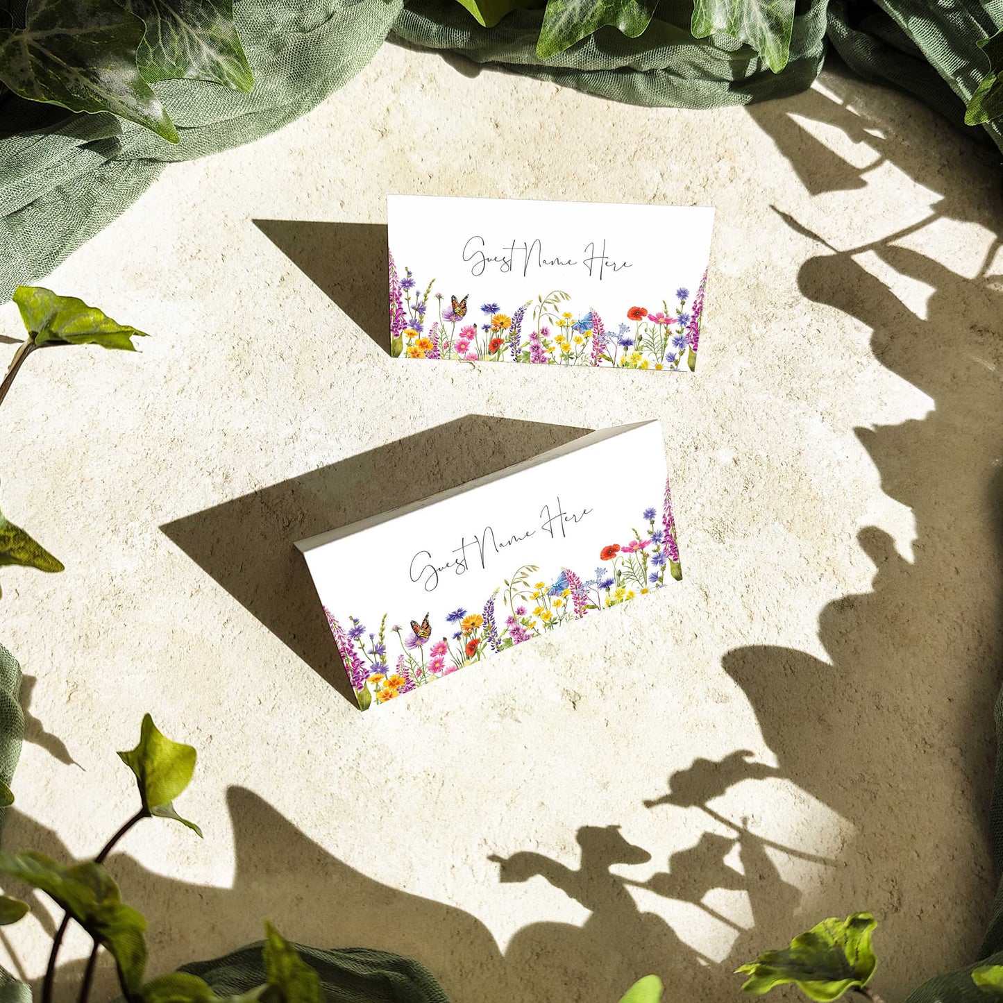 Wildflower Place Cards