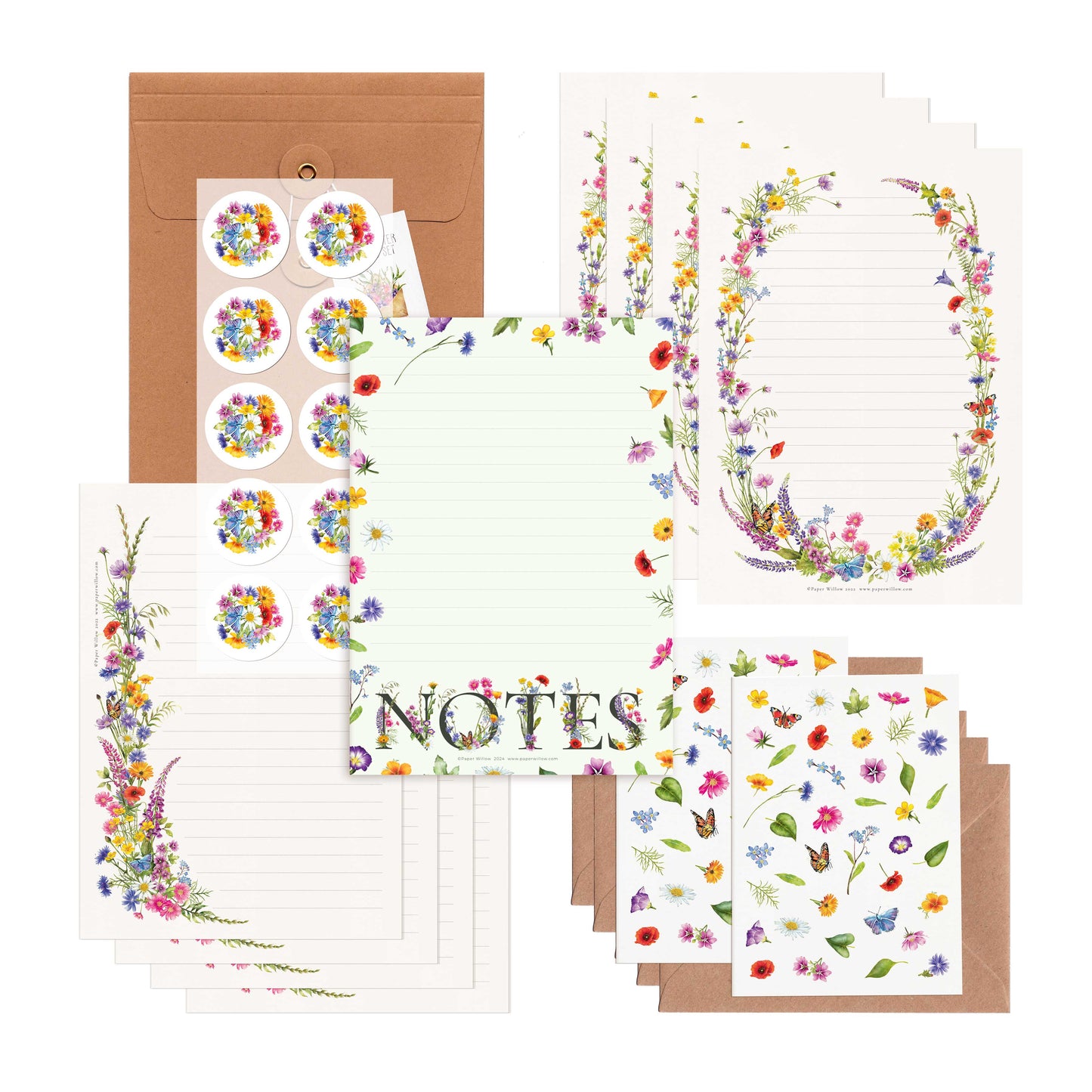 Wildflower Notes Letter Writing Set