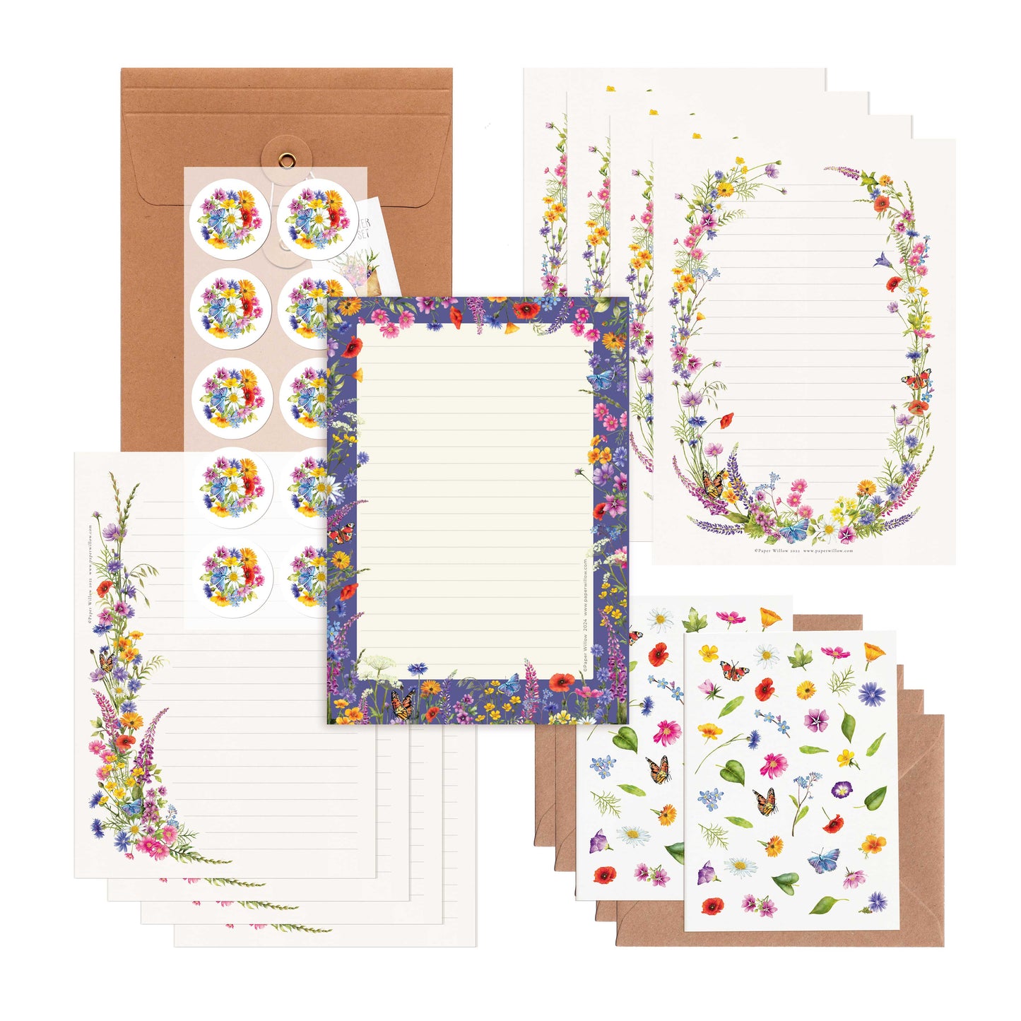 Wildflower Letter Writing Set A5