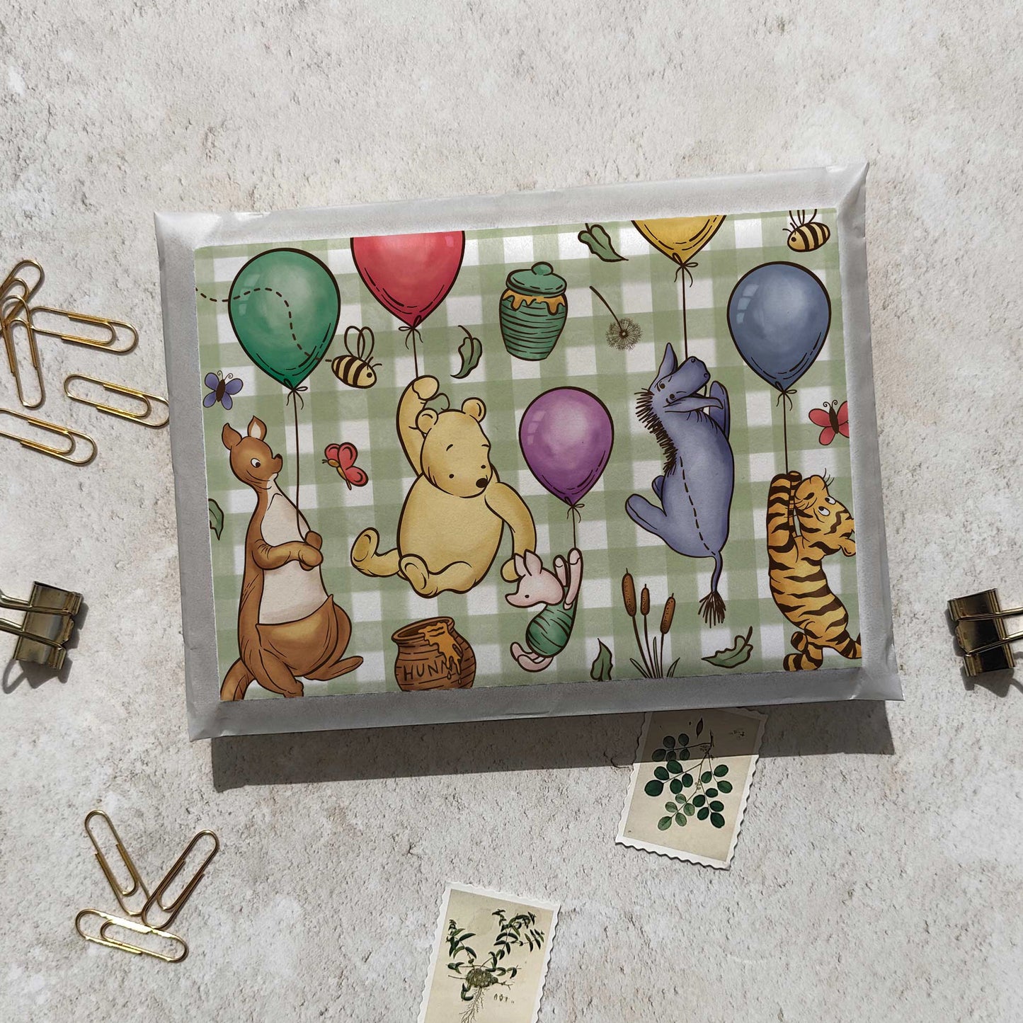 Winnie and Friends Landscape Note Cards & Envelopes