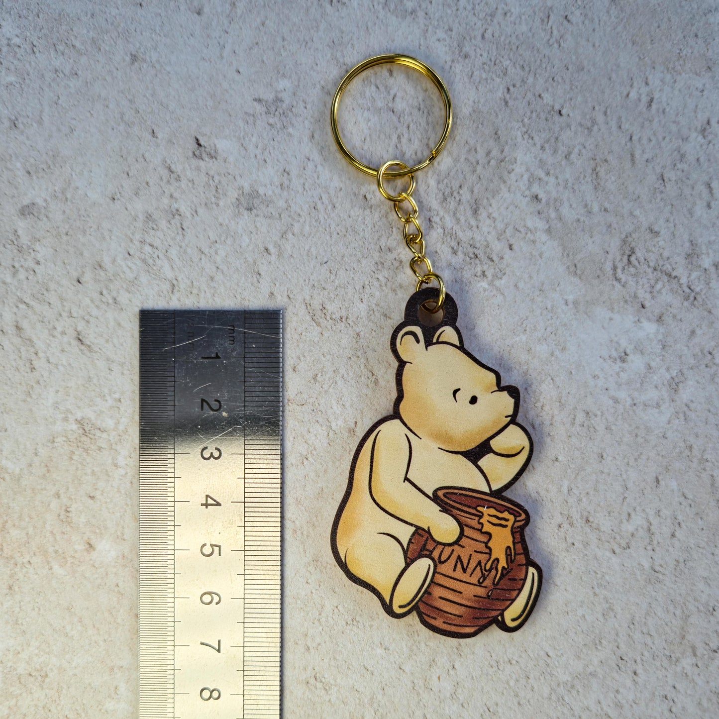 Winnie And Friends Keyrings | Laser Cut Mdf | Piglet And Tigger