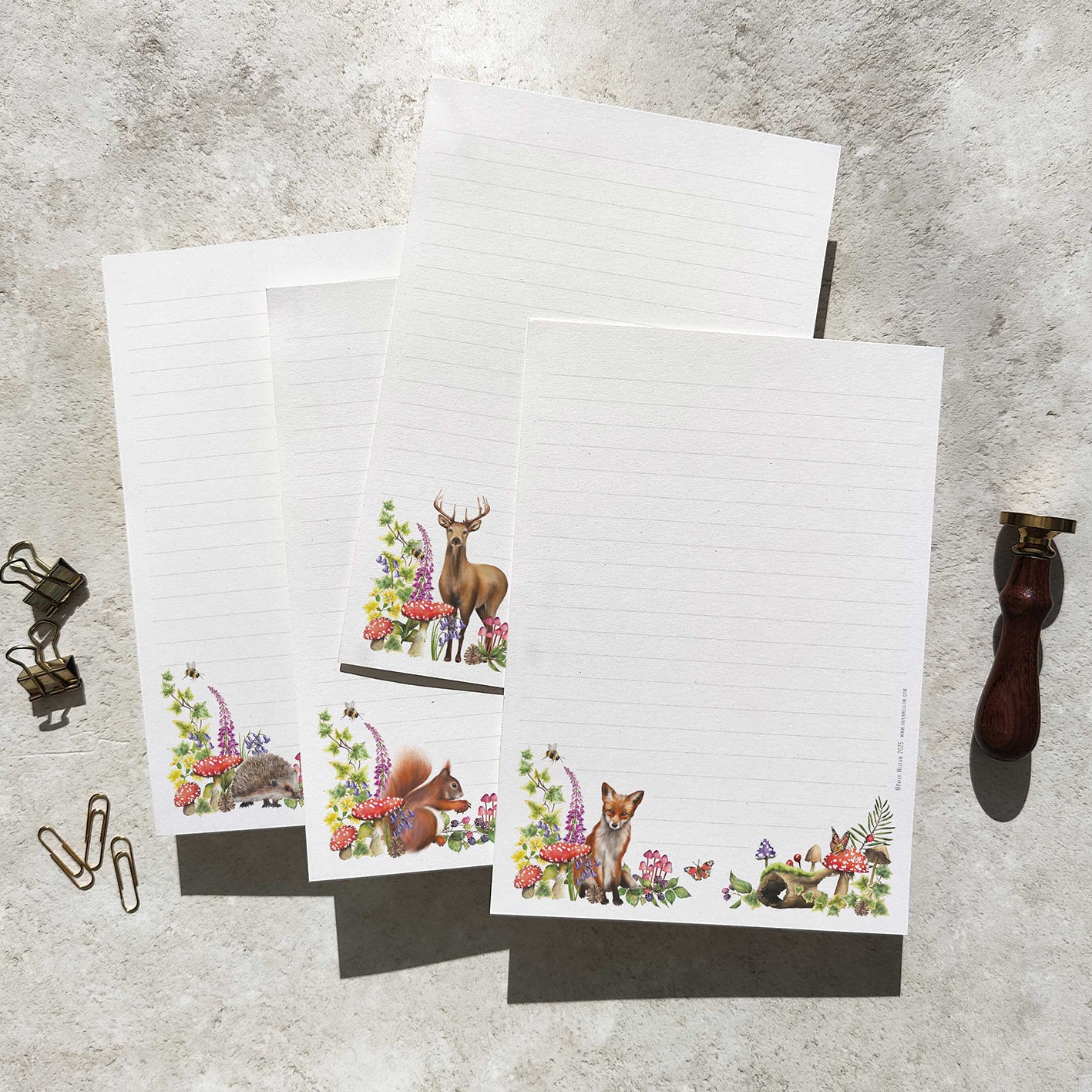 Woodland Animals Letter Writing Set