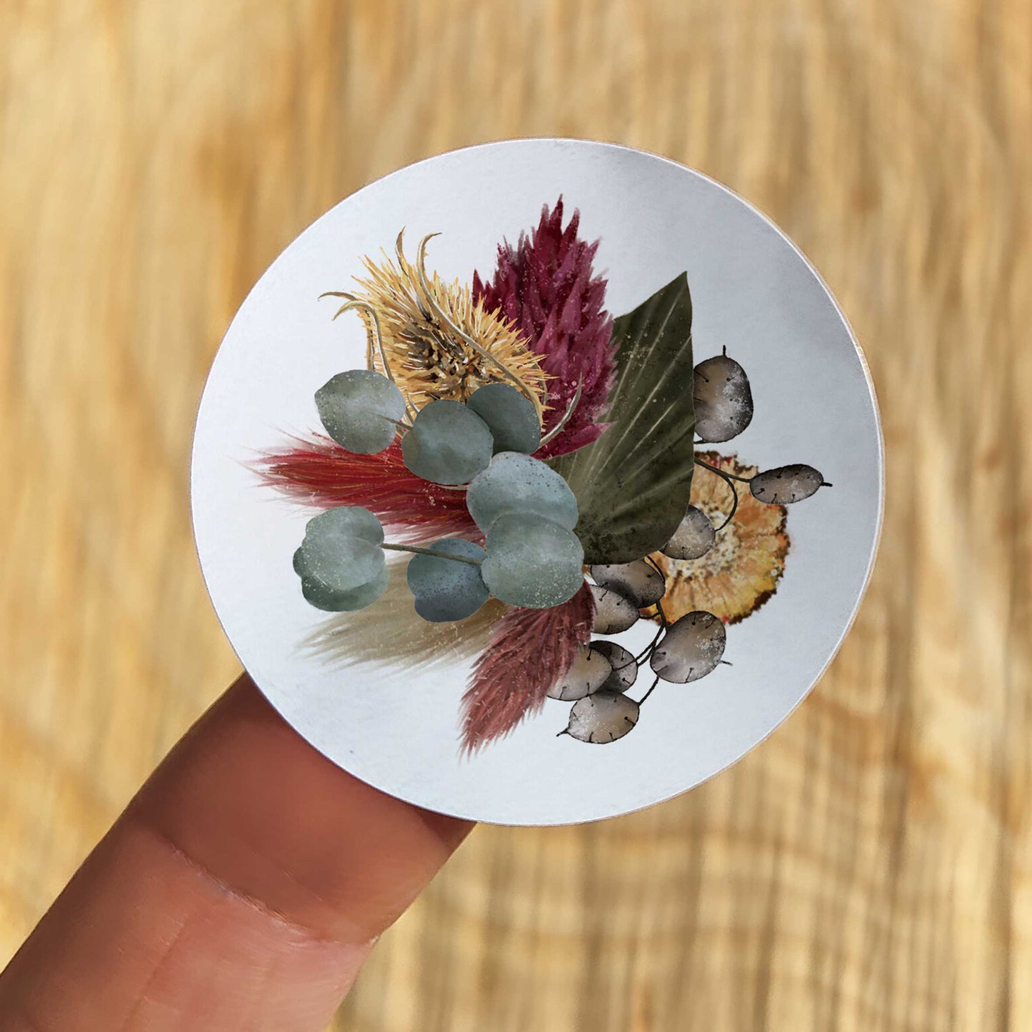 Dried Flowers Stickers (35 stickers)