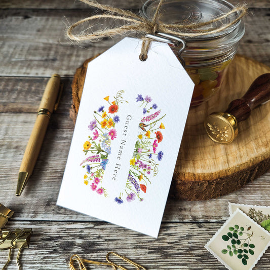 Wildflower Meadow Luggage Tags