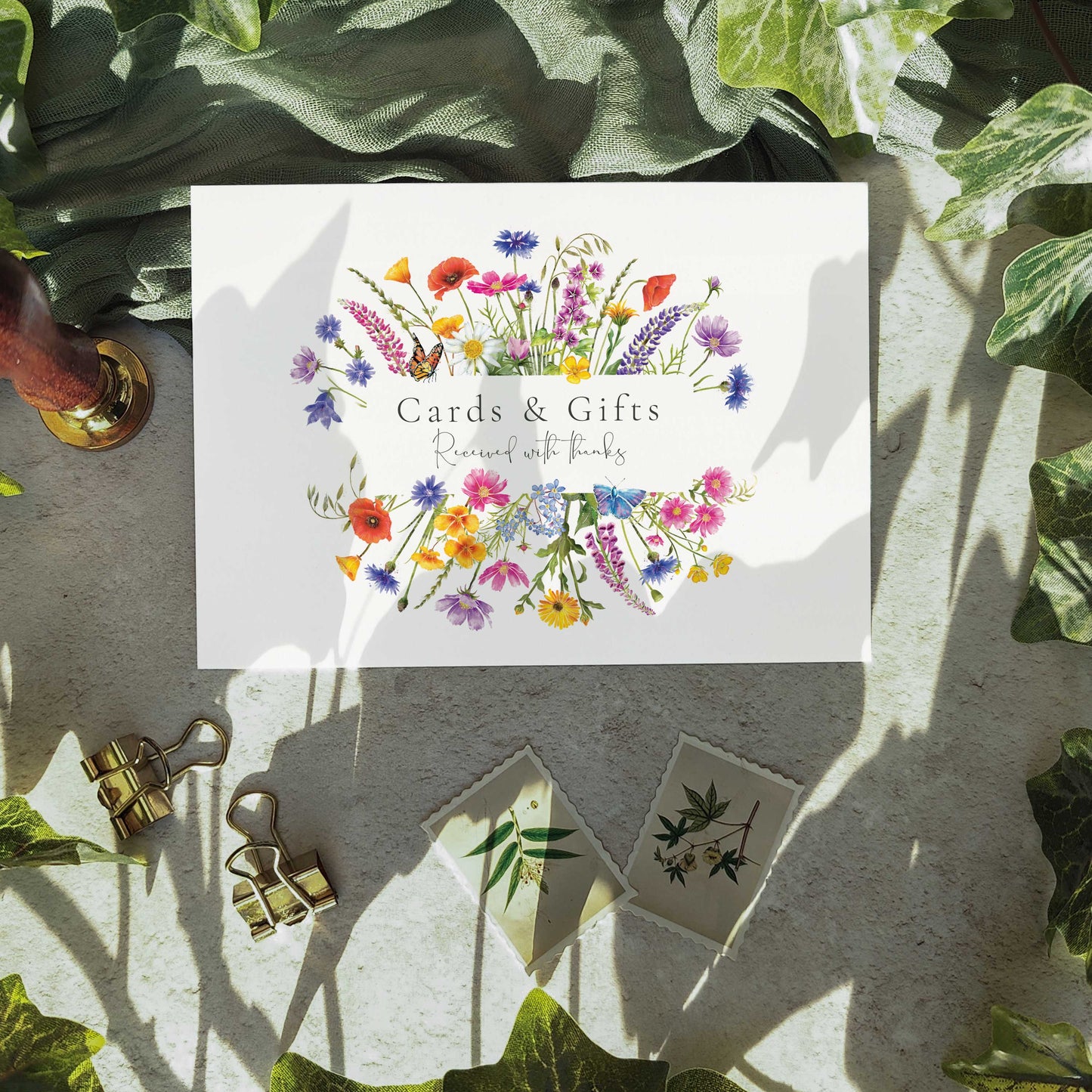 Wildflower Meadow Cards & Gifts Sign (Design 1)