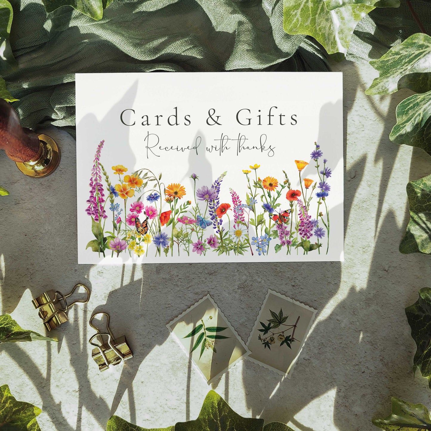 Wildflower Meadow Cards & Gifts Sign (Design 2)