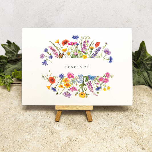 Wildflower Meadow Reserved Sign