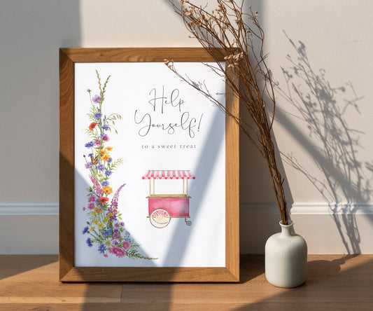 Wildflower Meadow Sweet Treats Sign