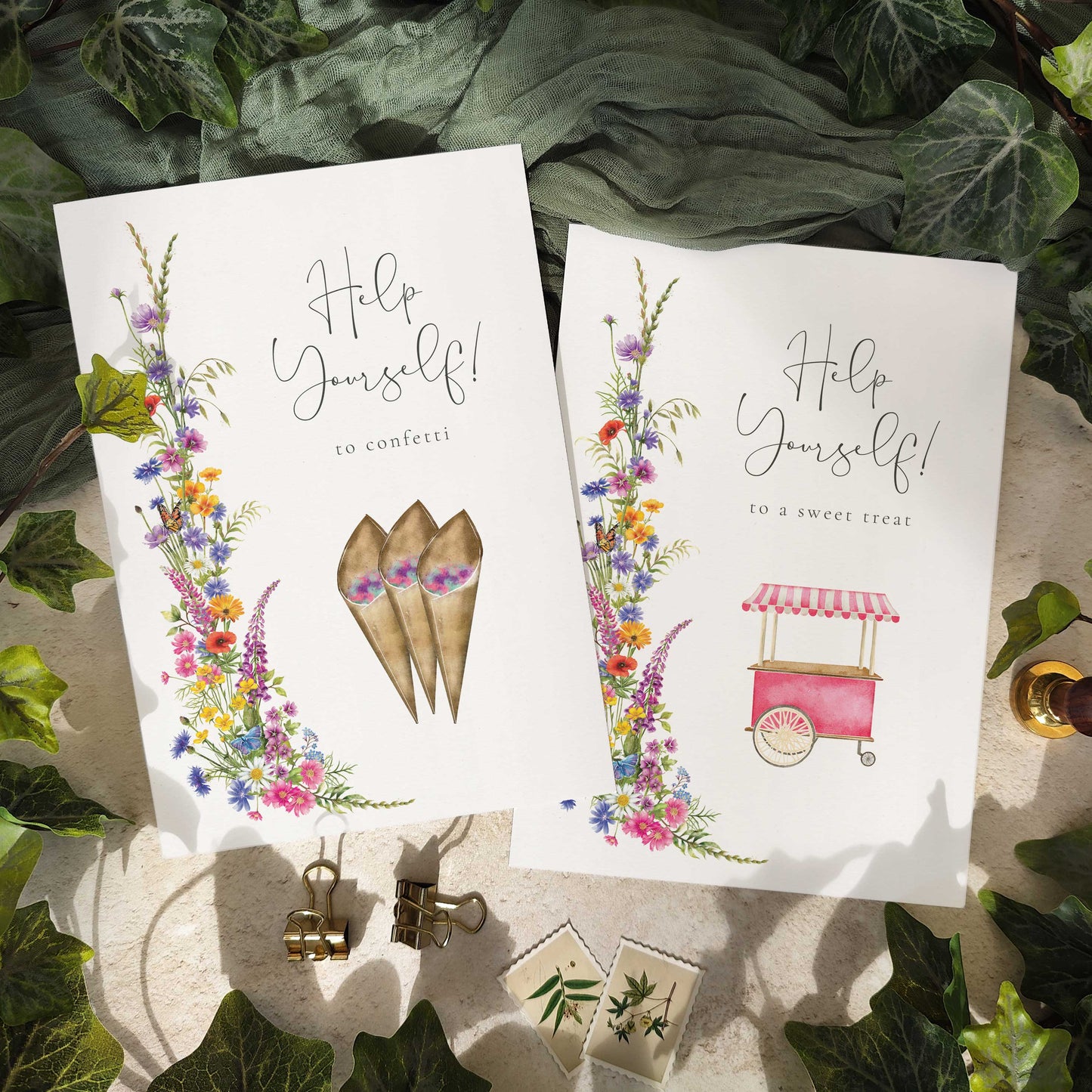 Wildflower Meadow Sweet Treats Sign