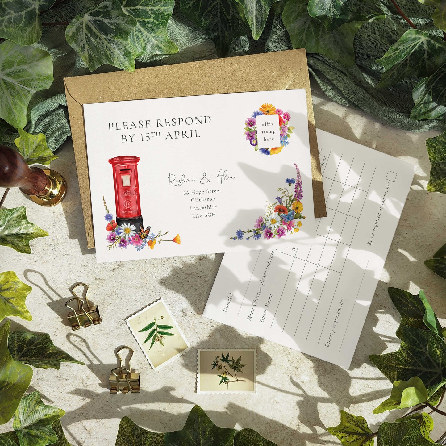RSVP cards