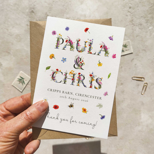 How To Write Personalised Wedding Thank You Cards