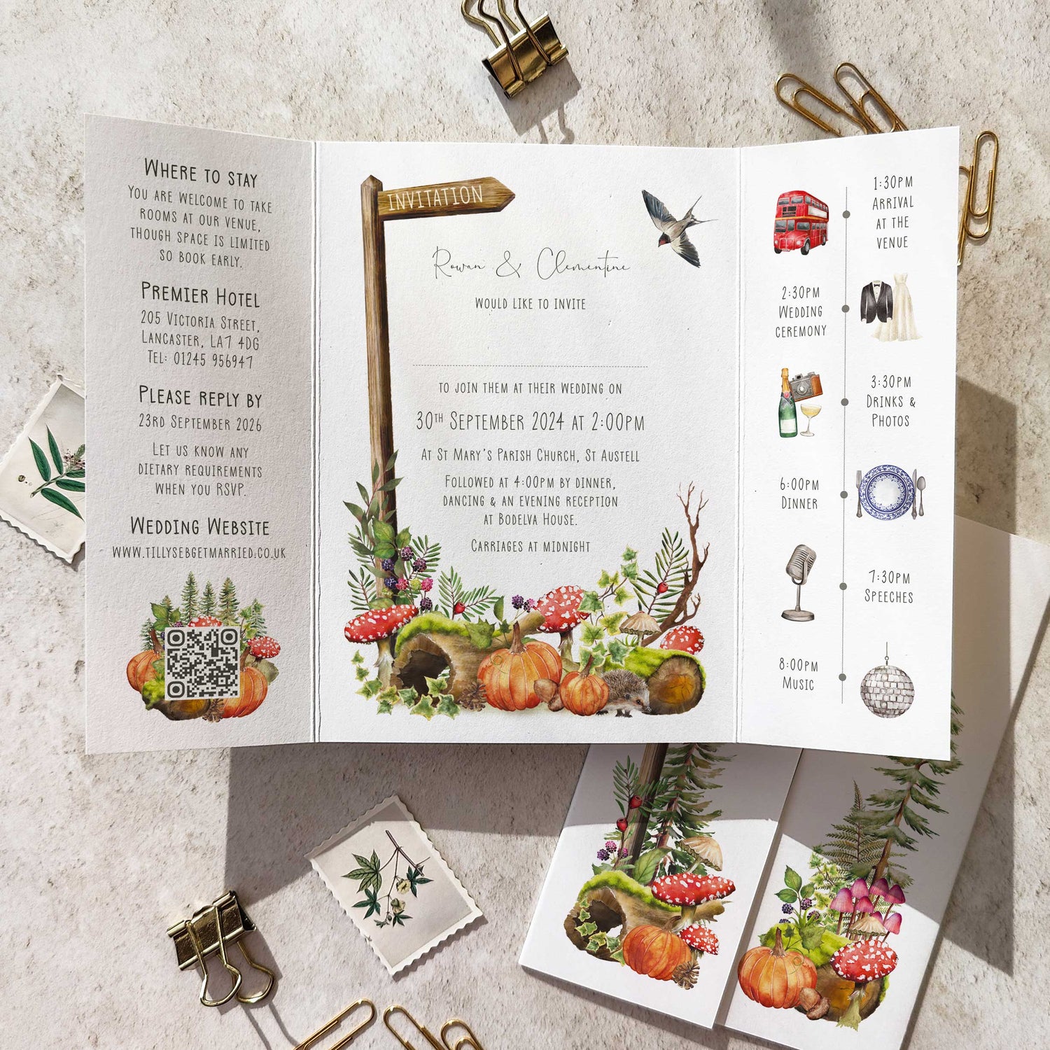 Autumn Wedding Stationery