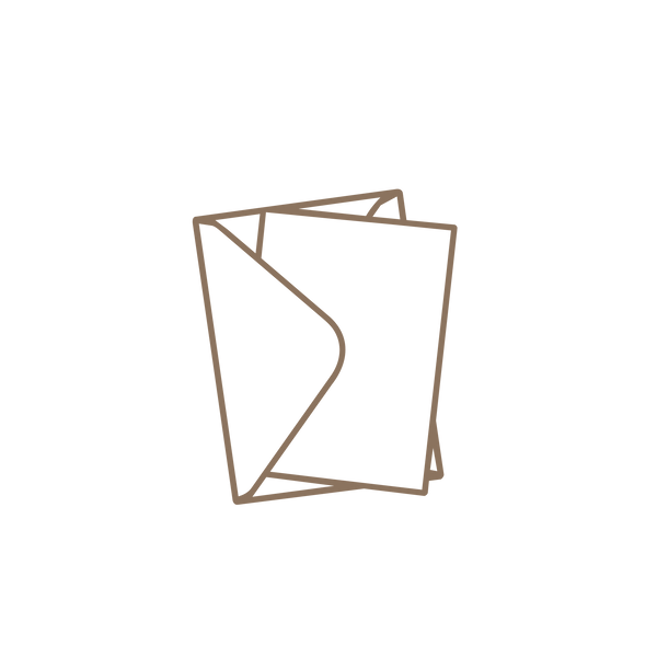 Ready to write wedding stationery collection with day invitations, evening reception invitations and save the date cards.