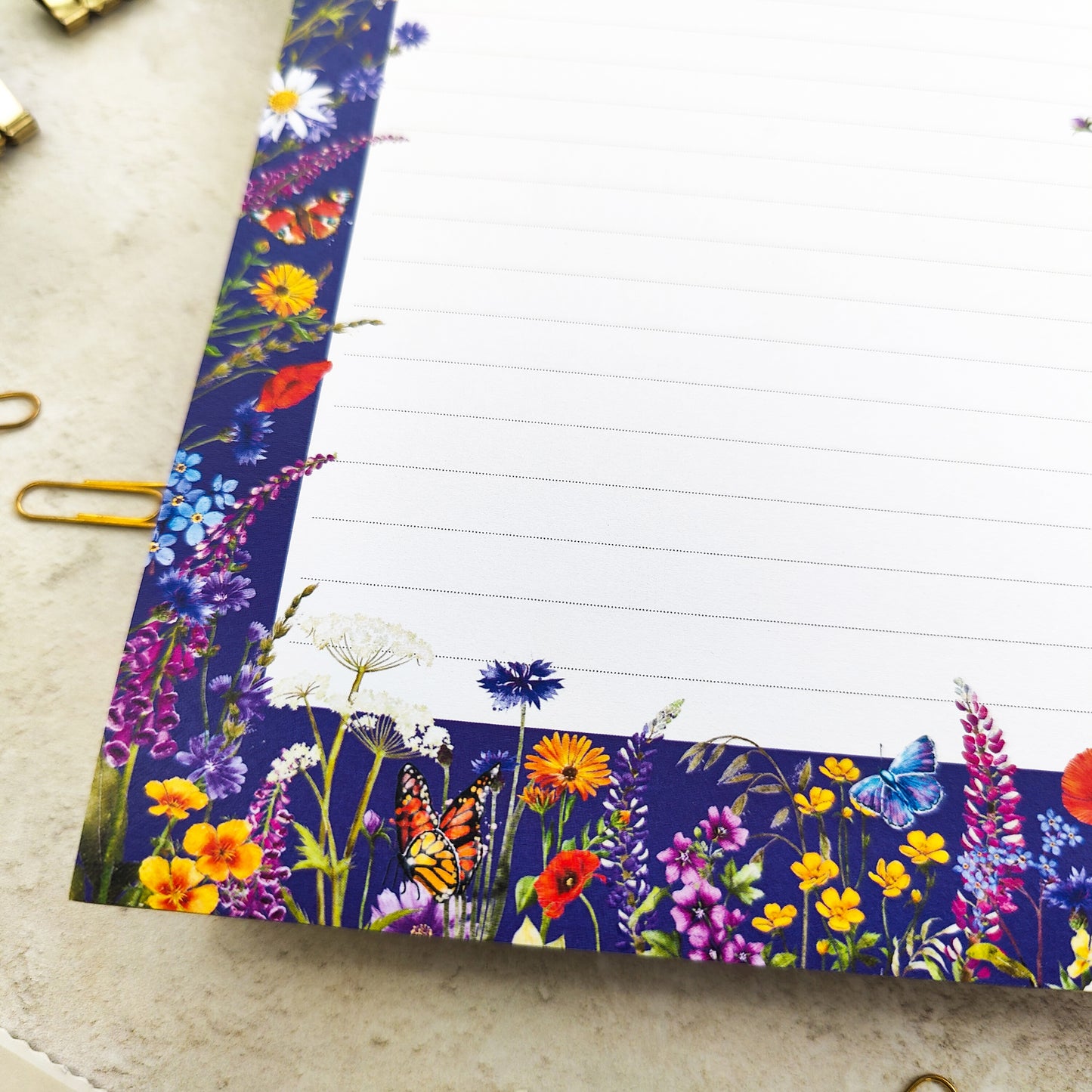 Wildflower A5 Notepad