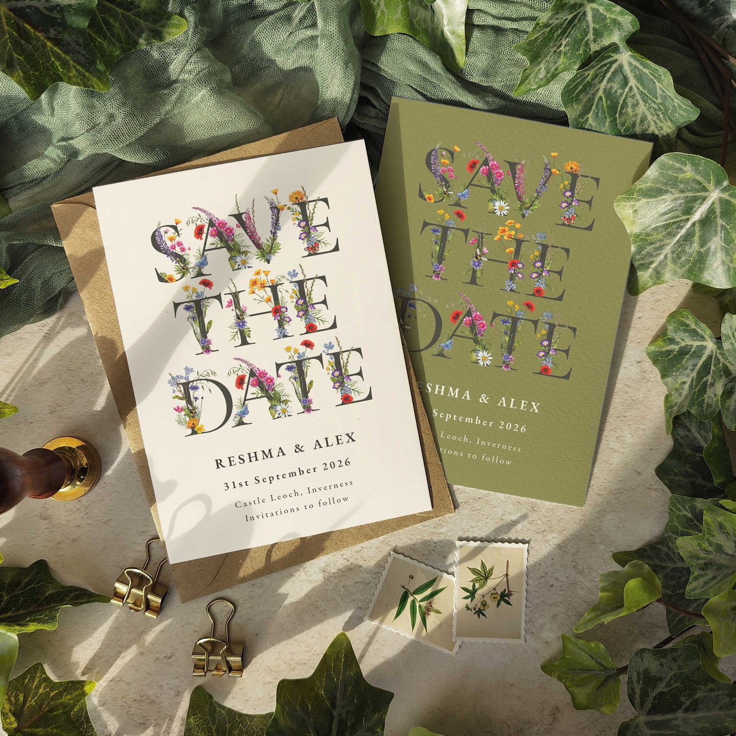 Wildflower Save the Date Digital File