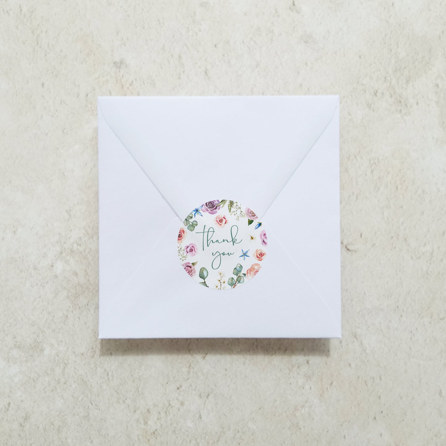 Blush Pink Roses and Eucalyptus Wildflowers Seed Packet Favours (Butterflies and bees) (Pack of 10)