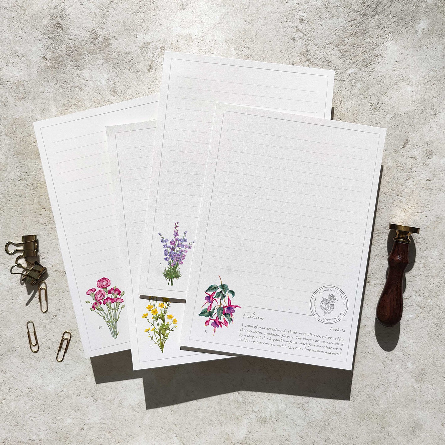 Botanical Letter Writing Set