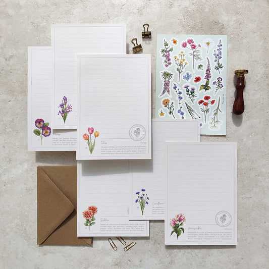 Botanical Letter Writing Set