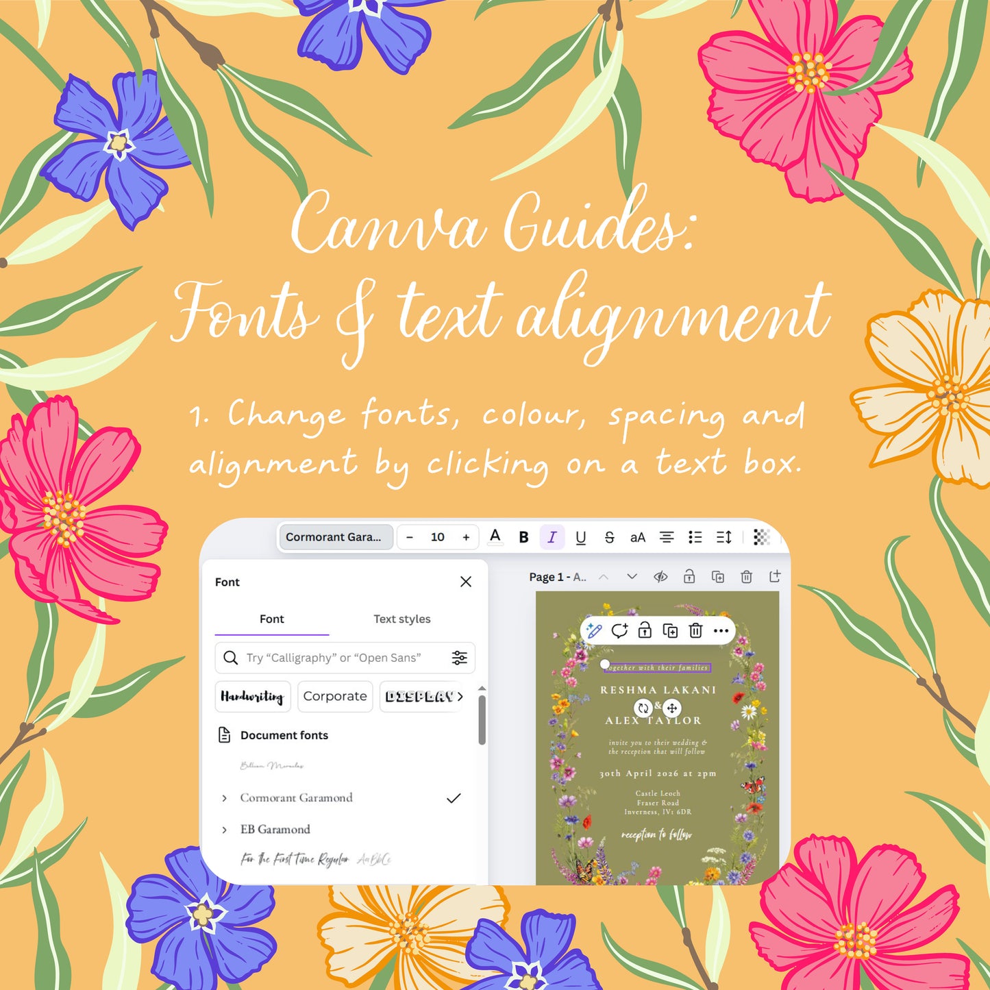 Wildflower Cards and Gifts Sign Digital File