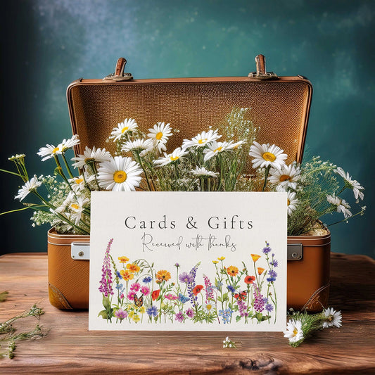 Wildflower Meadow Cards & Gifts Sign (Design 2)
