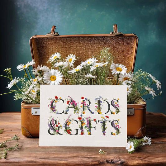 Floral Cards & Gifts Sign