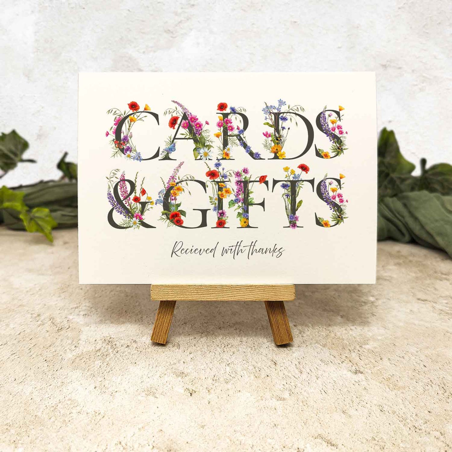 Wildflower Cards and Gifts Sign Digital File