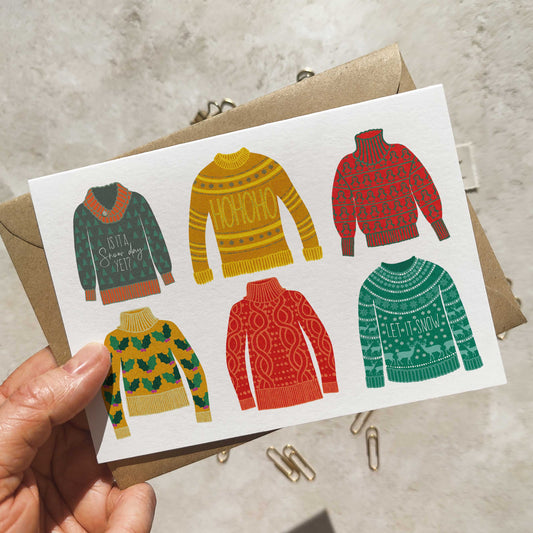 Christmas Jumpers Cards & Envelopes