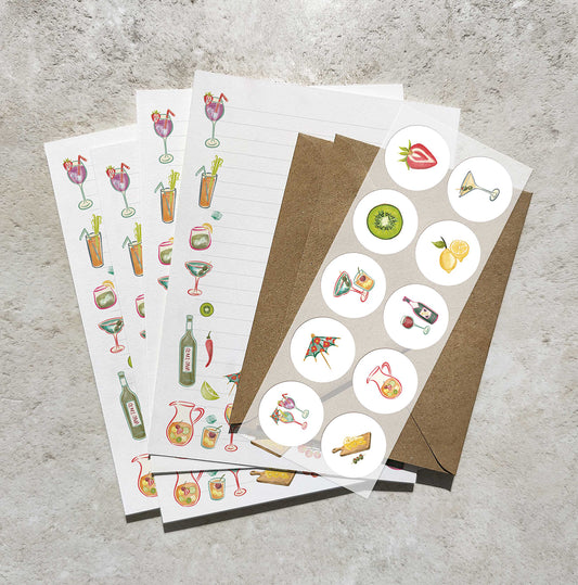 Cocktail Party Letter Writing Set