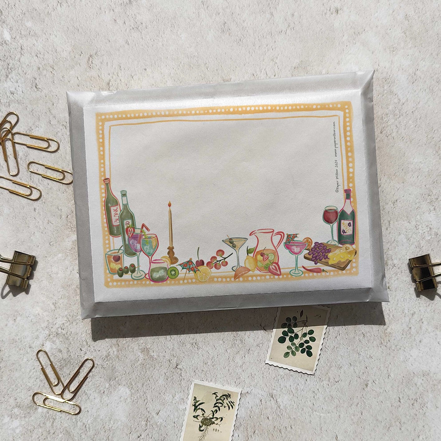 Cocktail Party Notelet Gift Set