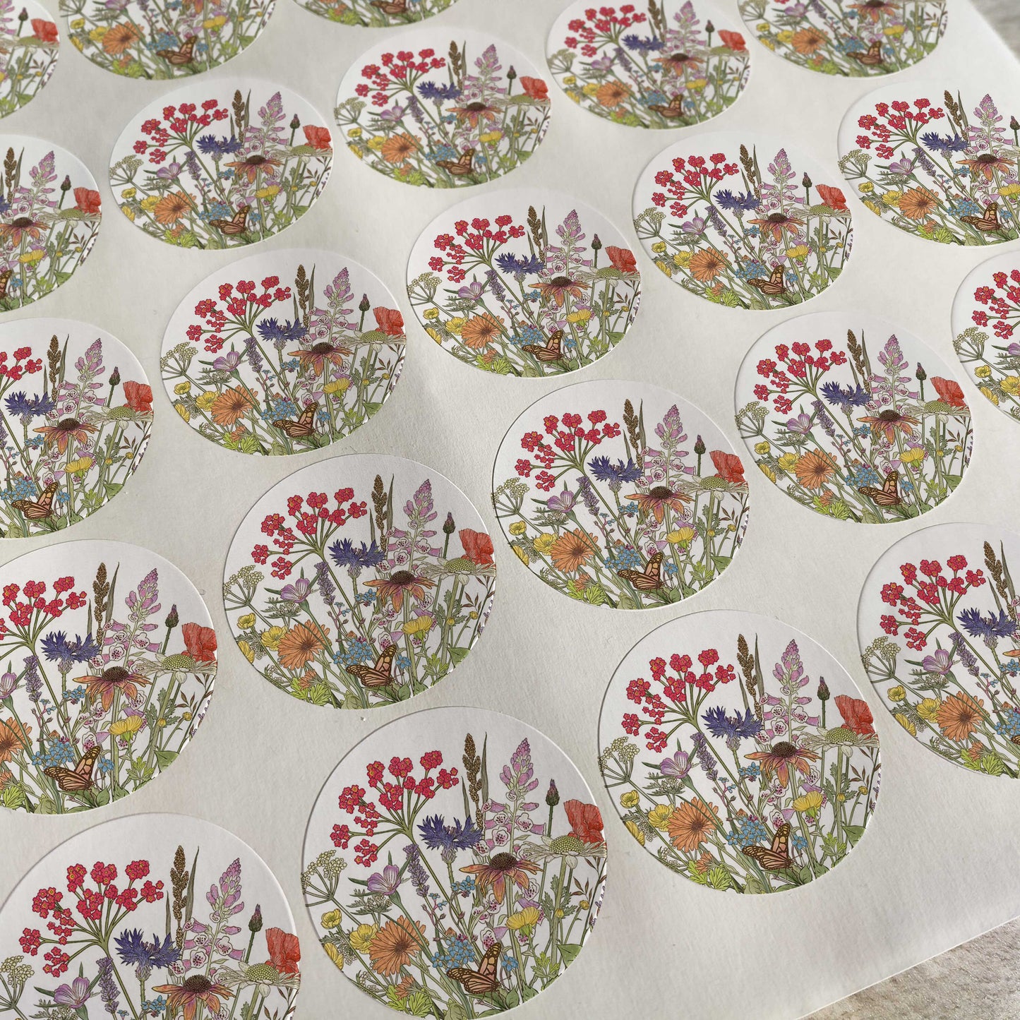 Cottage Garden Stickers (35 stickers)