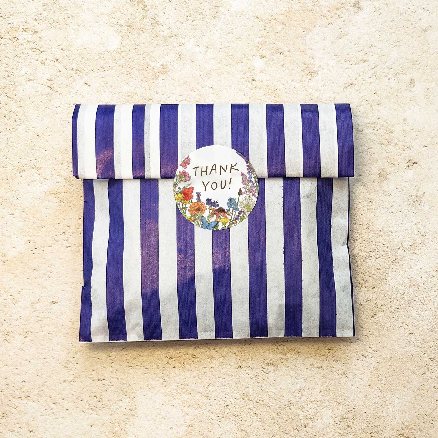 Cottage Garden Thank You Stickers (35 stickers)